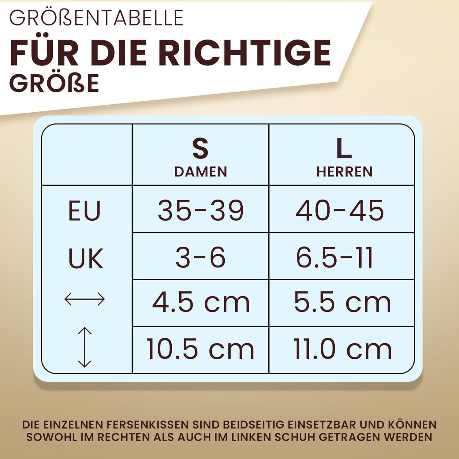 Premium Fersensporn Einlagen Damen – Gelkissen aus echtem Silikon